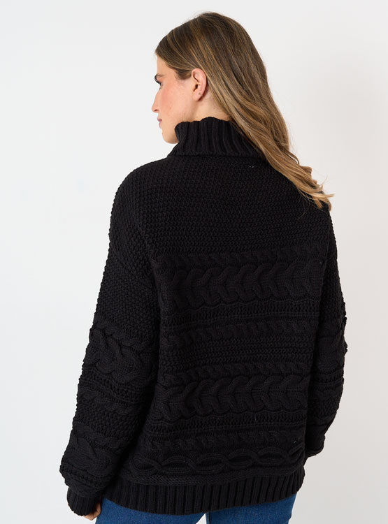 SWEATER PEPE JEANS TRENZADO CUELLO ALTO - 3