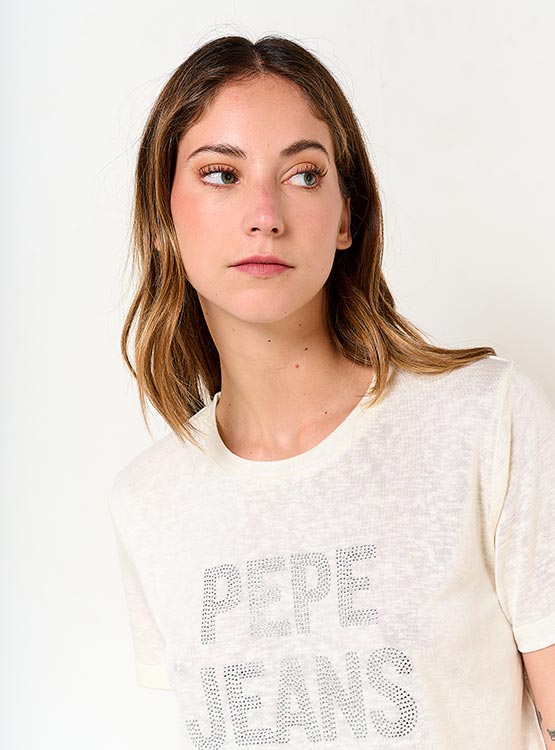 POLERA MUJER PEPE JEANS LOGO - 3