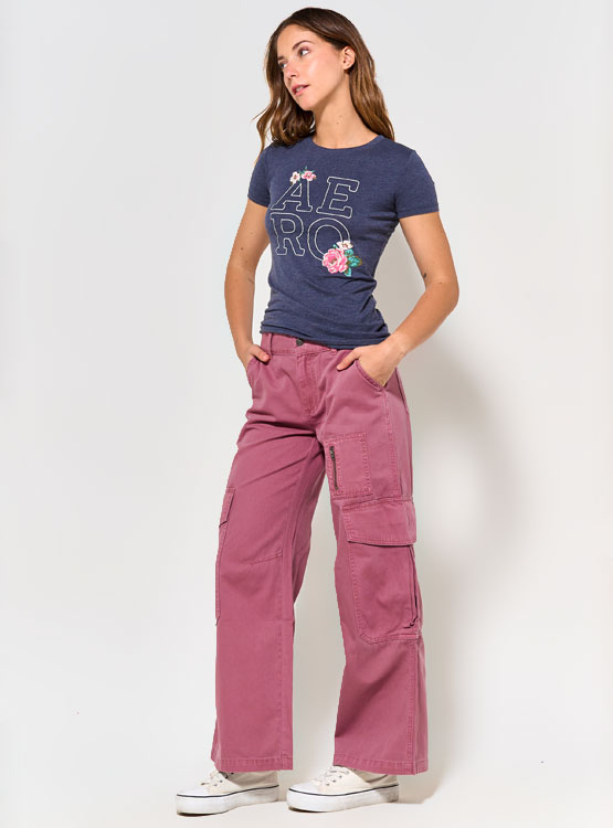 POLERA MANGA CORTA MUJER AEROPOSTALE GRAPHICS - 4