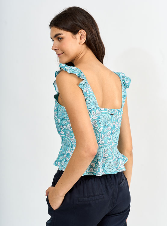 BLUSA MANGA CORTA ALGODÓN MUJER PEPE JEANS BOTONES - 2