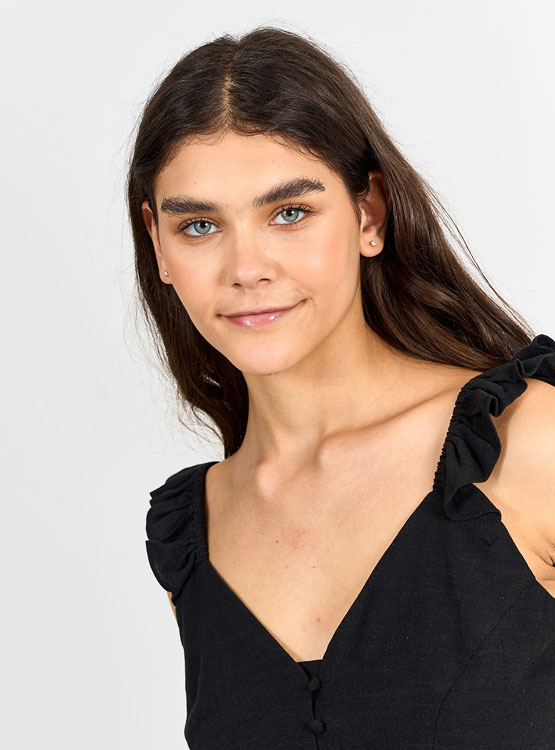 BLUSA MANGA CORTA ALGODÓN MUJER PEPE JEANS BOTONES - 3