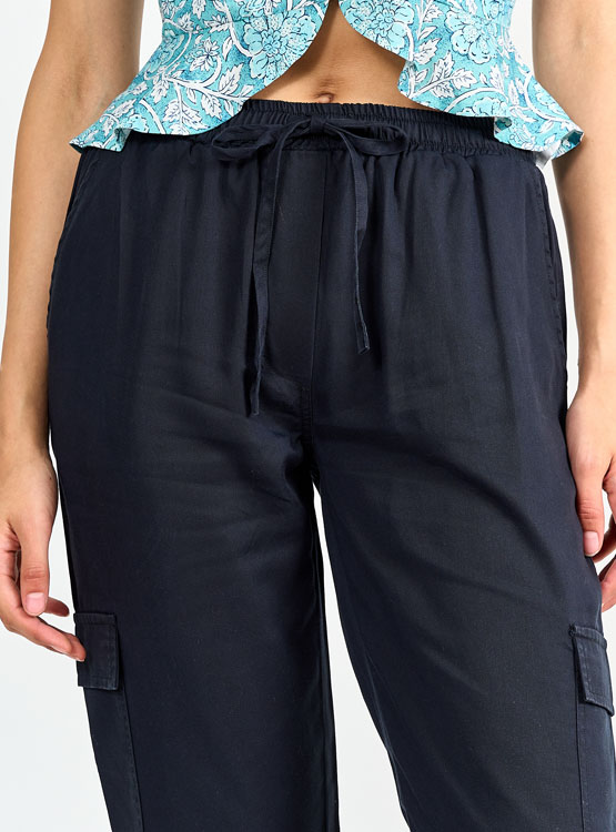 PANTALÓN RECTO MUJER PEPE JEANS CARGO - 4