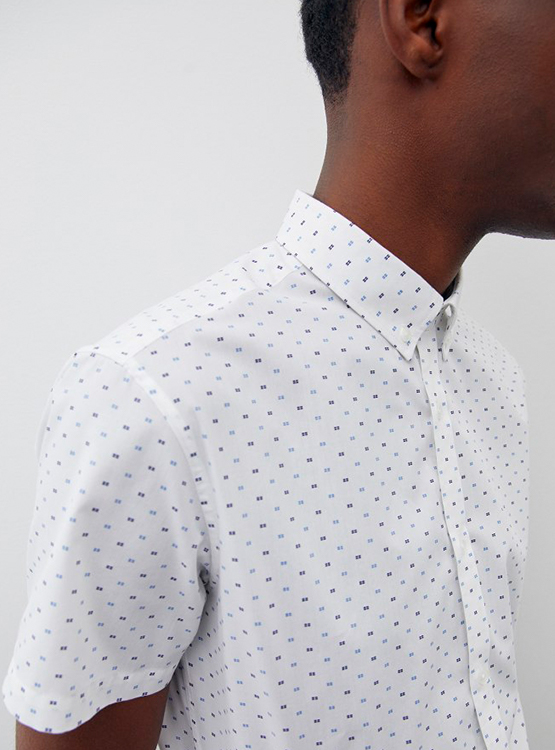 CAMISA SFERA ESTAMPADA CALCE SLIM MANGA CORTA - 4
