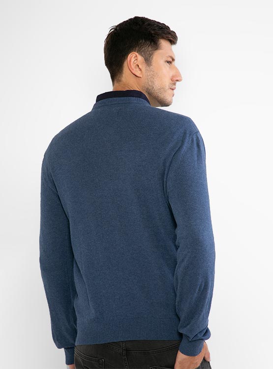SWEATER PENGUIN CASUAL CUELLO CUELLO_V MANGA LARGA - 3