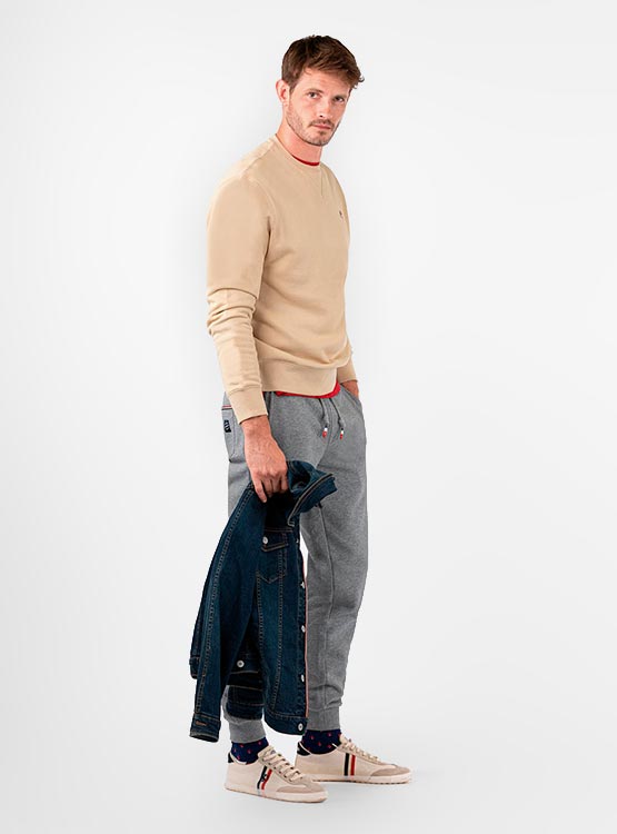 POLERÓN CUELLO REDONDO GARMENT DYED EL GANSO - 2