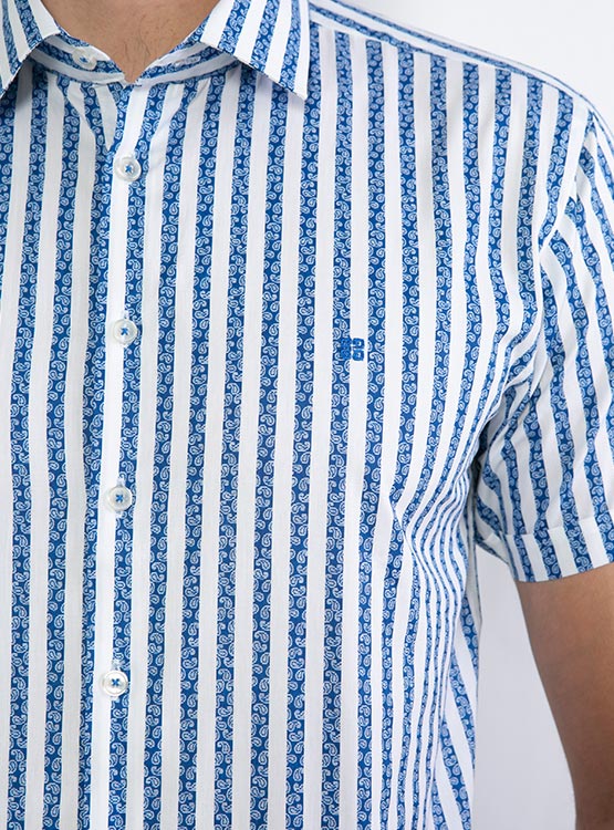CAMISA GIVENCHY MANGA CORTA CASUAL PAISLEY - 4