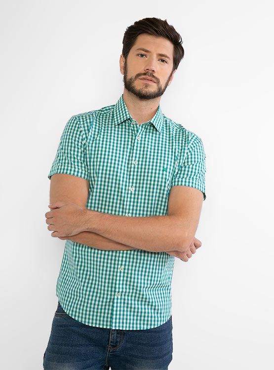 CAMISA GIVENCHY MANGA CORTA CASUAL CUADROS - 2