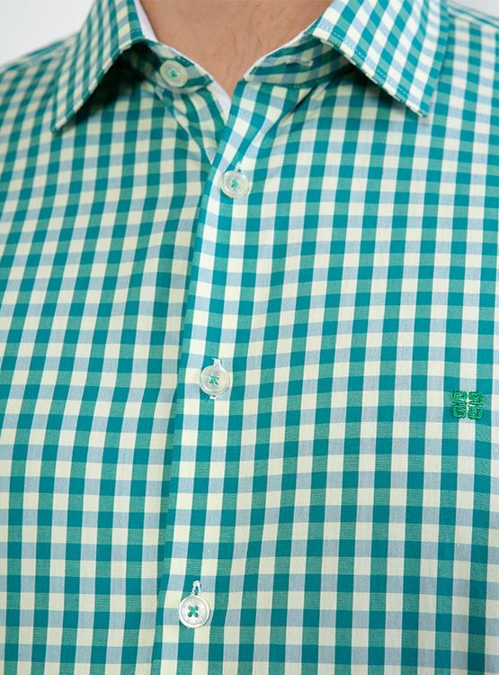 CAMISA GIVENCHY MANGA CORTA CASUAL CUADROS - 4