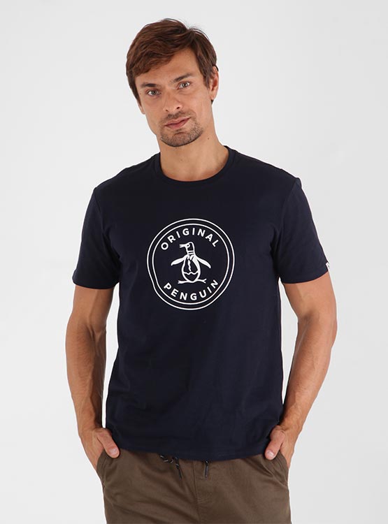 POLERA MANGA CORTA PENGUIN CON LOGO - 2