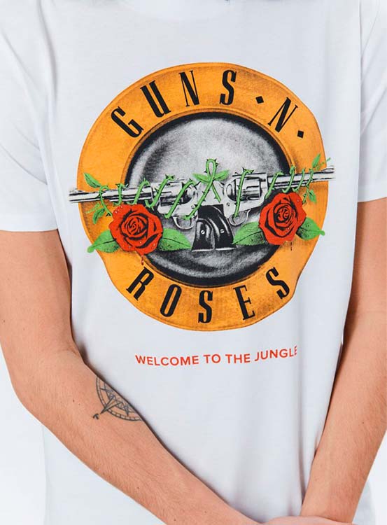 Gun Roses Pj POLERA MANGA CORTA GUNS & ROSES SFERA