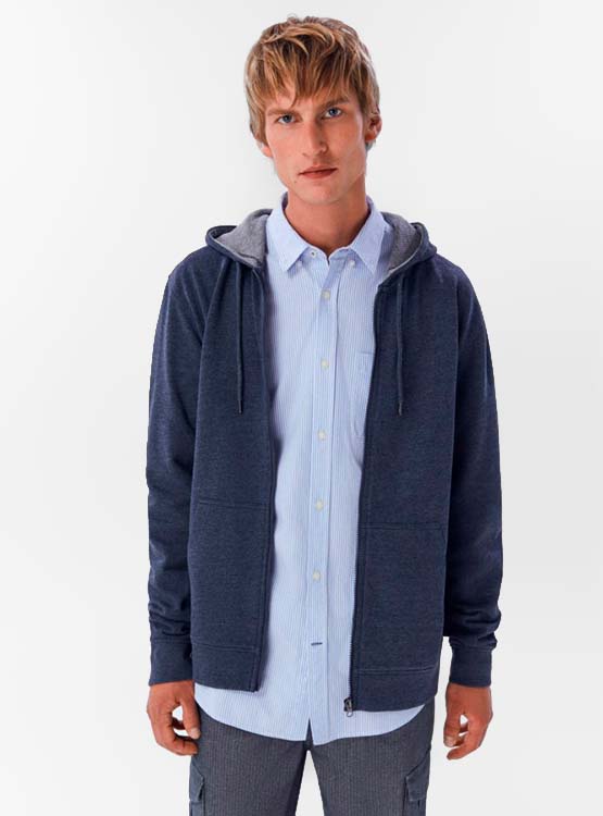POLERÓN FULL ZIPPER CON CAPUCHA SFERA - 2