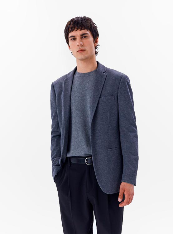 CHAQUETA AMERICANA JERSEY SFERA - 3