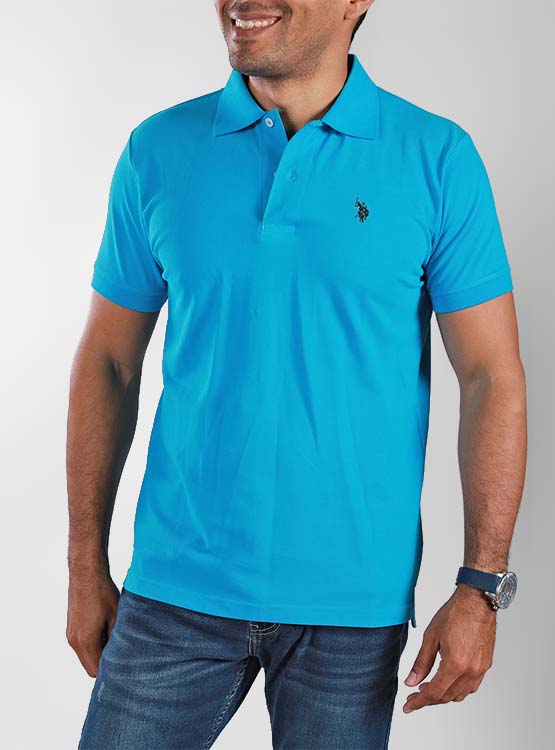 POLERA ALGODÓN HOMBRE US POLO ASSN BÁSICA - 1