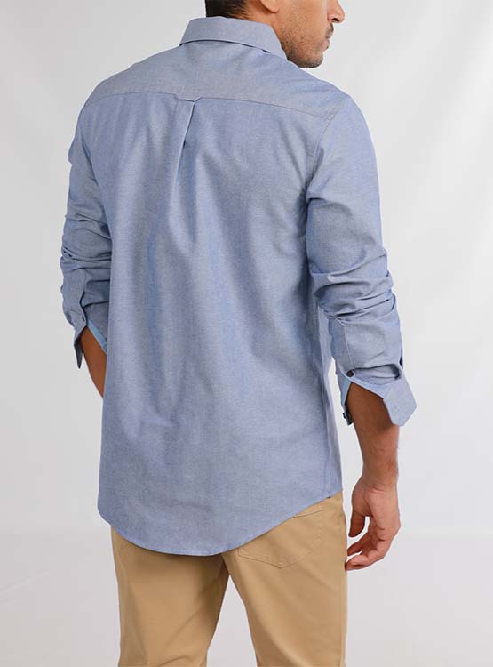 CAMISA US POLO ASSN MANGA LARGA OXFORD - 2