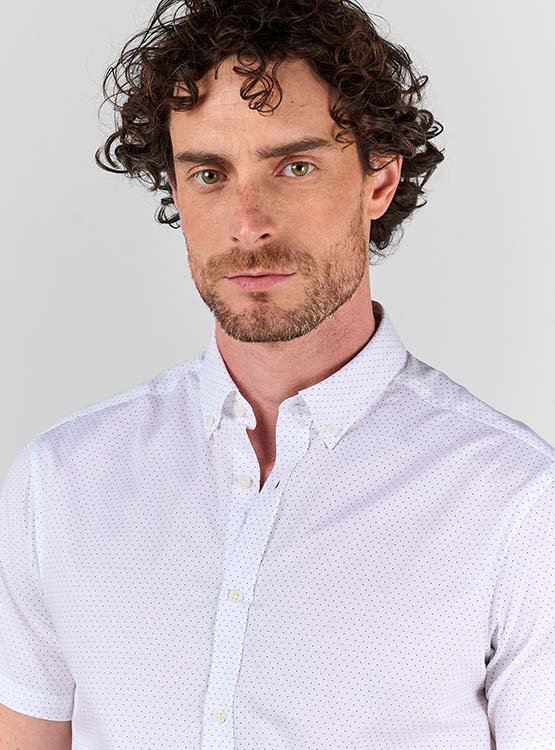 Jan Vanderstorm KURZARM JOSAK - Shirt - Grün Kariert/blue