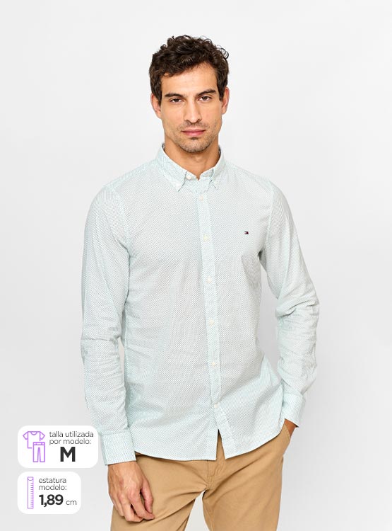 CAMISA MANGA LARGA PARA HOMBRE TOMMY HILFIGER - 1