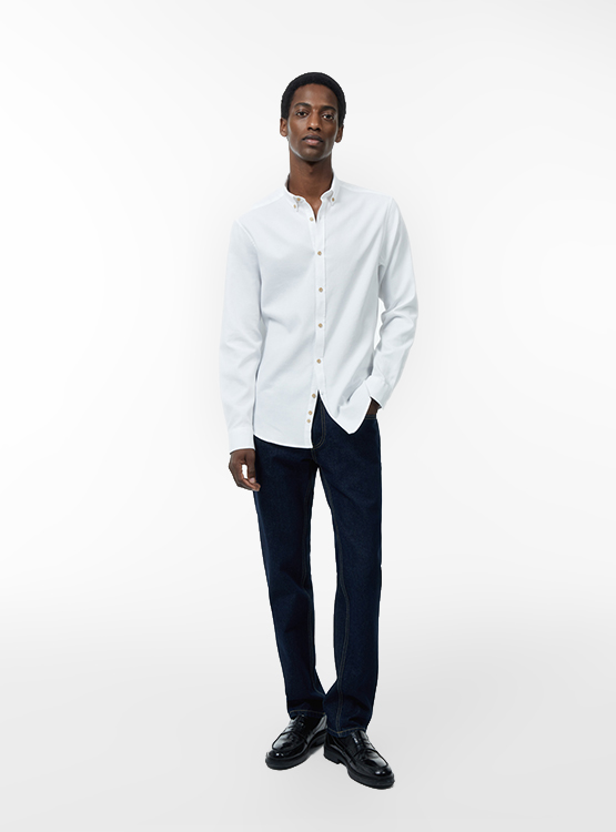 CAMISA ALGODÓN SLIM HOMBRE SFERA - 3