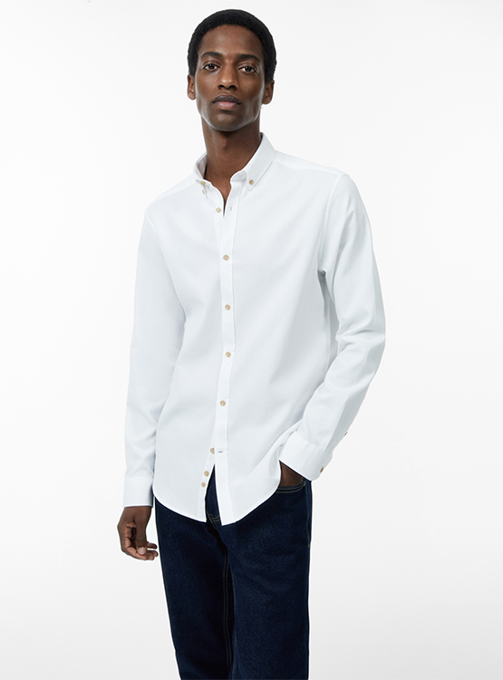 CAMISA ALGODÓN SLIM HOMBRE SFERA - 1