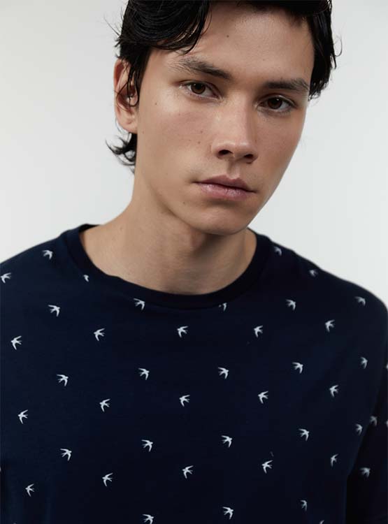 POLERA ALGODÓN HOMBRE SFERA GOLONDRINA - 3