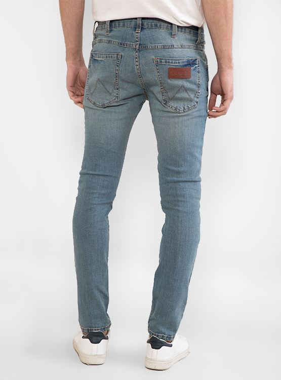 Jeans Wrangler Bryson Per Uomo - Taglio Skinny, Vita Bassa, Comodi E Resistenti, In Cotone Elastico