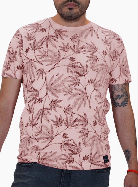 POLERA ELLUS MANGA CORTA HOJAS - 2