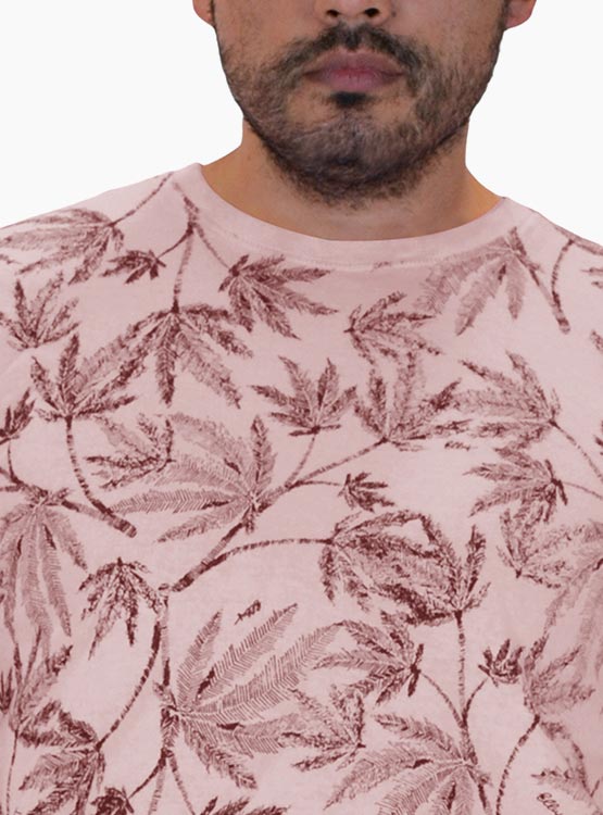 POLERA ELLUS MANGA CORTA HOJAS - 4
