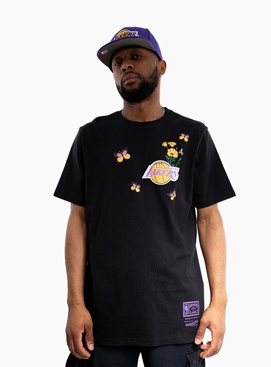Mitchell & Ness Los Angeles Lakers State Insider - Berretto NBA, Colore: Giallo/Viola