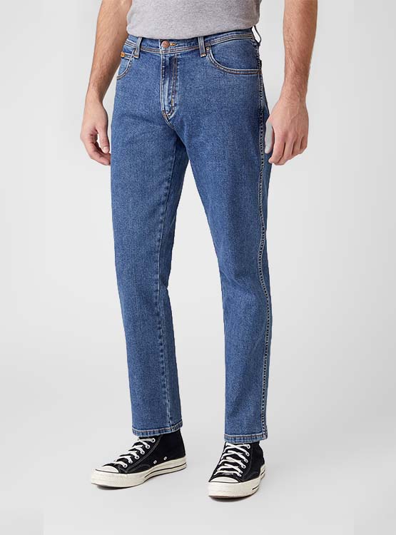 Mavi Pantalones Vaqueros Yves Para Hombre, Vintage Foggy Blue