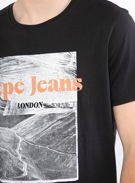 POLERA PEPE JEANS YANN CUELLO REDONDO MANGA CORTA - 4