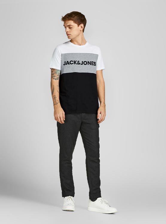 POLERA ESTAMPADA HOMBRE JACK&JONES - 1