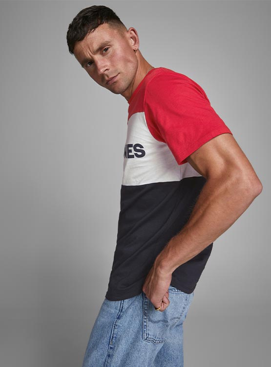 POLERA ESTAMPADA HOMBRE JACK&JONES - 4