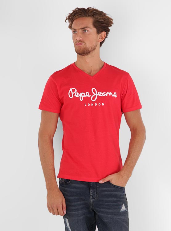 POLERA BASICA CUELLO V PEPE JEANS - 2