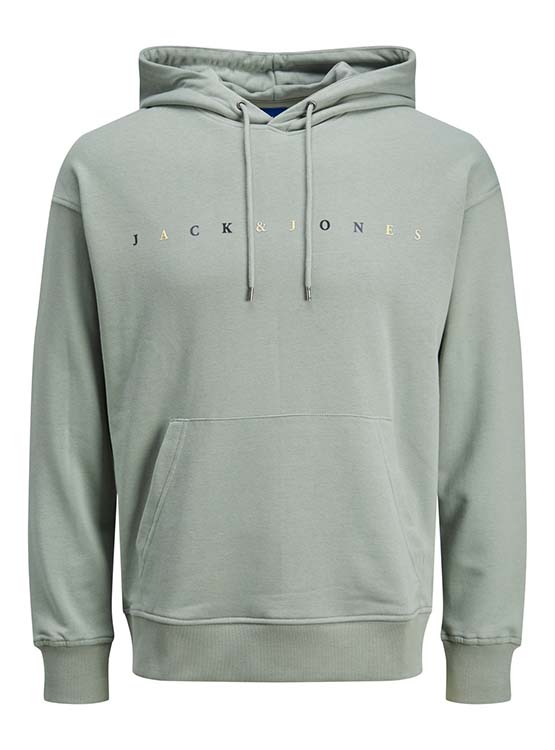 Jack & Jones Junior JCOAERO PRINT HOOD - Felpa con cappuccio - flint