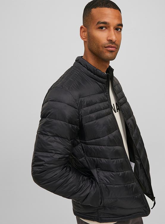 Giubbotto Imbottito JACK & JONES Puffer Jjeowen SN Uomo, Tessuto Intrecciato, Imbottitura In Poliestere, Stile Casual Per L'autunno
