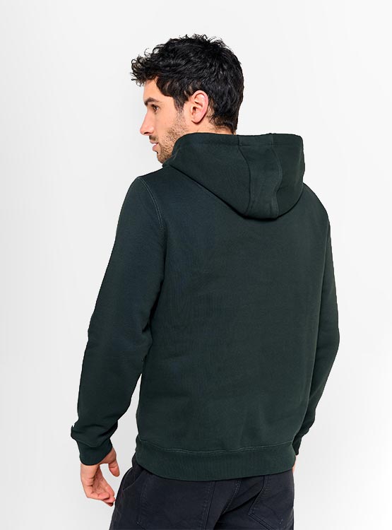 Sweat à Capuche Vintage Pepe Jeans - Taille M Vert Menthe - Occasion Très Bon état