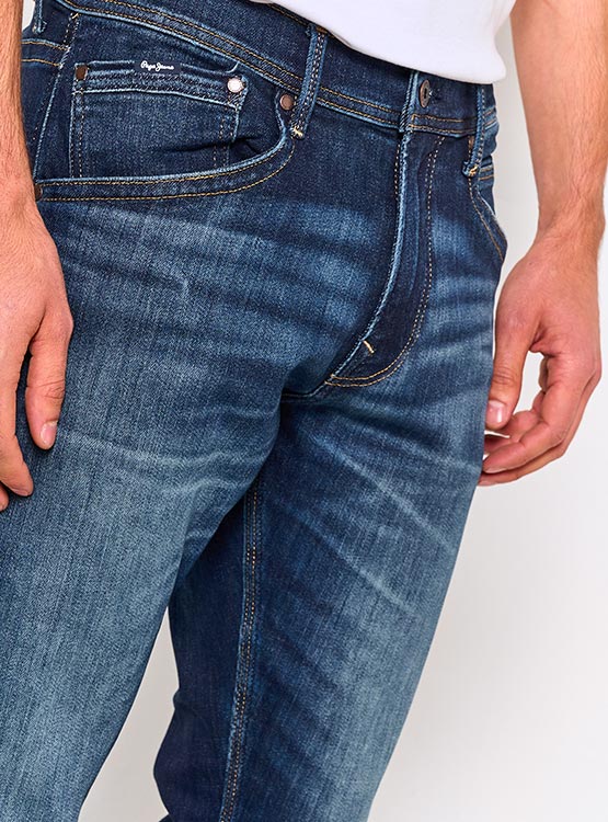 Pepe Jeans Togan Giacca Uomo Cerata Con Colletto In Velluto - 4