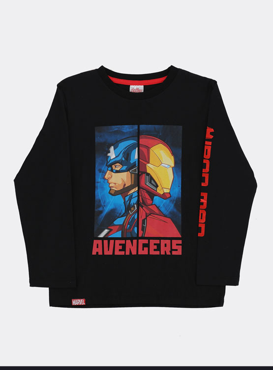 POLERA AVENGERS MANGA LARGA - 1