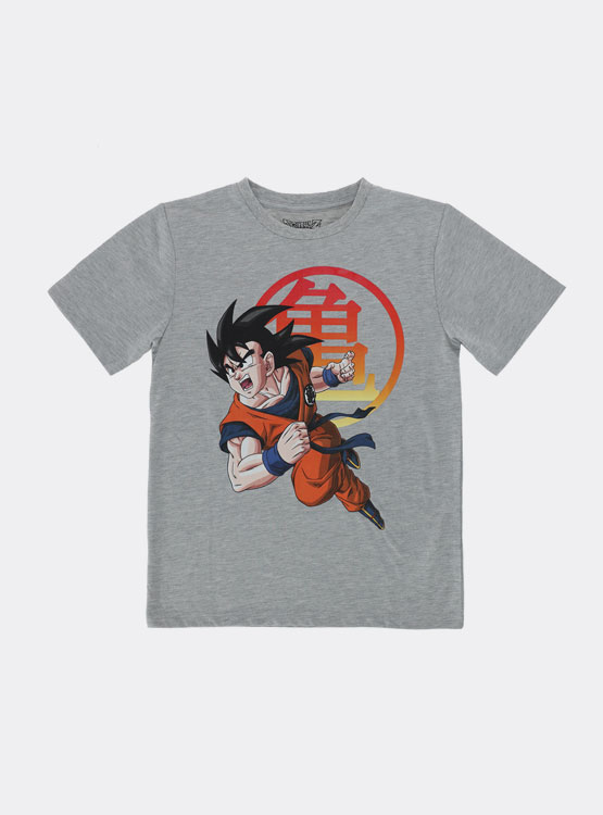 POLERA MANGA CORTA SEMI BASICA TEENO DRAGON BALL - 1