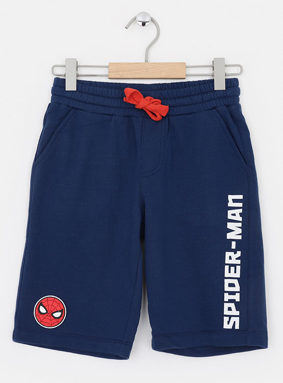 Short Bermuda Enfant ONOMATO! Spider-Man - Coton Doux, Motif Araignée Cool, Certifié Öko-Tex