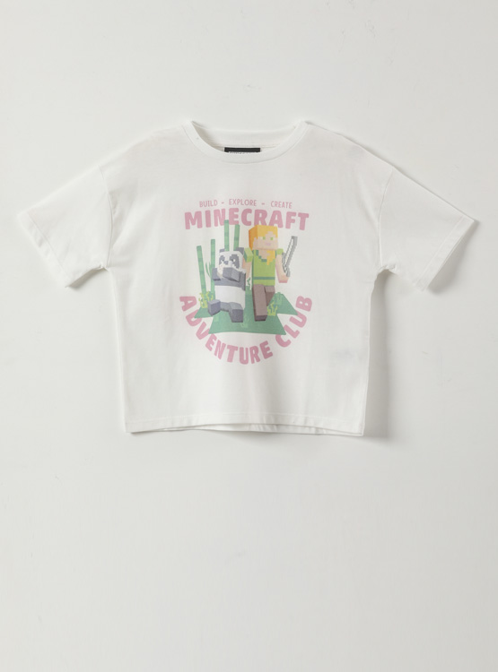 POLERA NIÑA MINECRAFT - 1