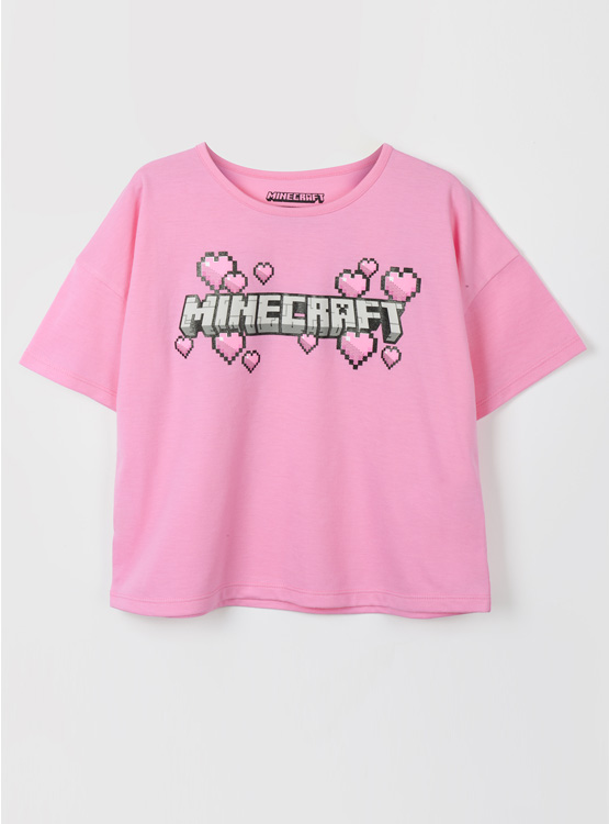 POLERA NIÑA MINECRAFT - 1