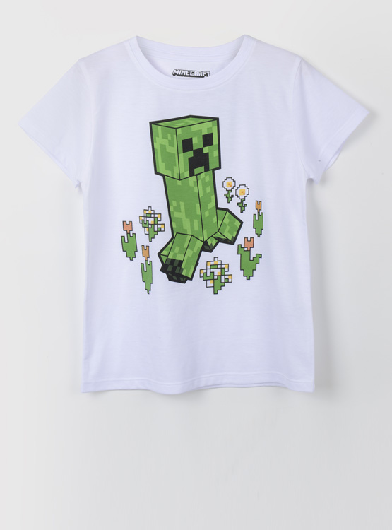 POLERA NIÑA MINECRAFT - 1
