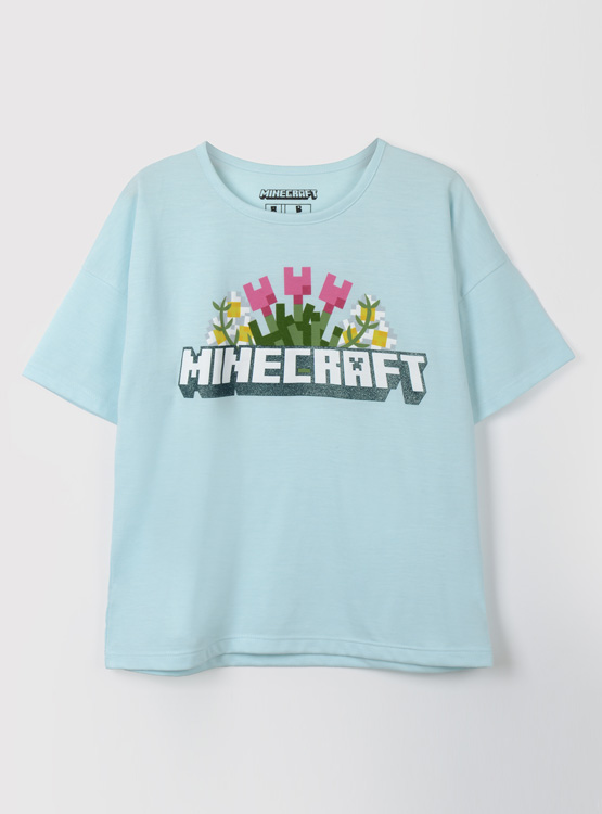 POLERA NIÑA MINECRAFT - 1