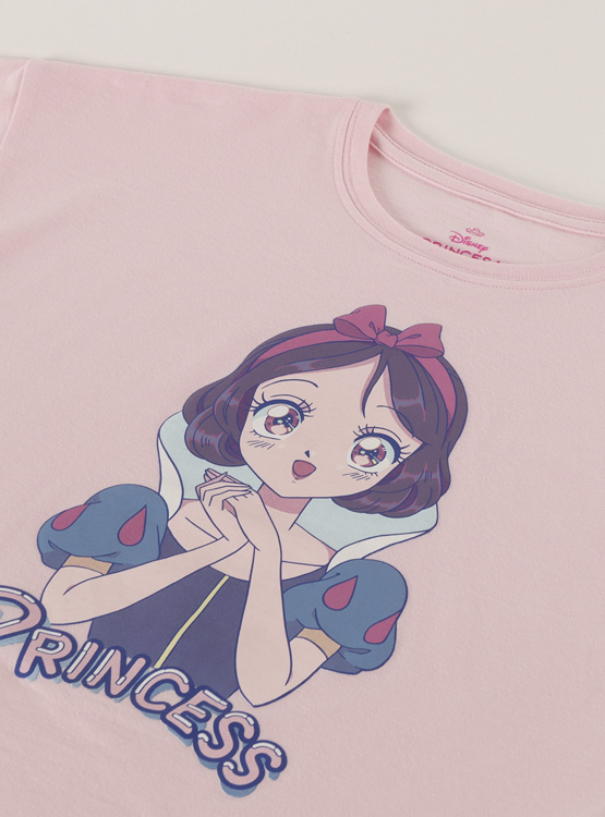 POLERA MANGA CORTA NIÑA PRINCESAS - 3