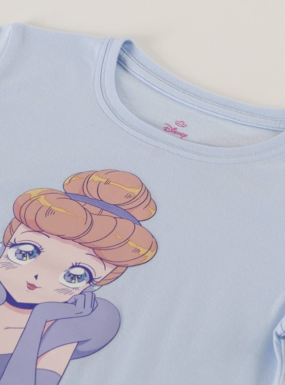 POLERA MANGA CORTA NIÑA PRINCESAS - 3
