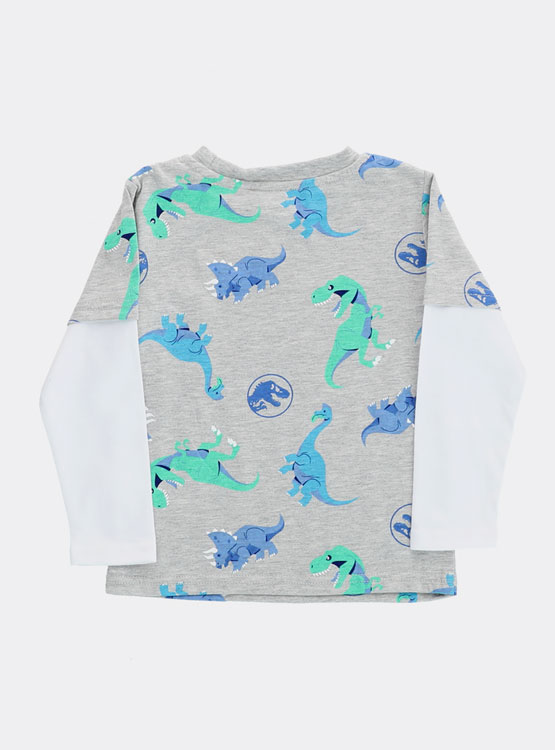 POLERA JURASSIC WORLD MANGA LARGA - 2