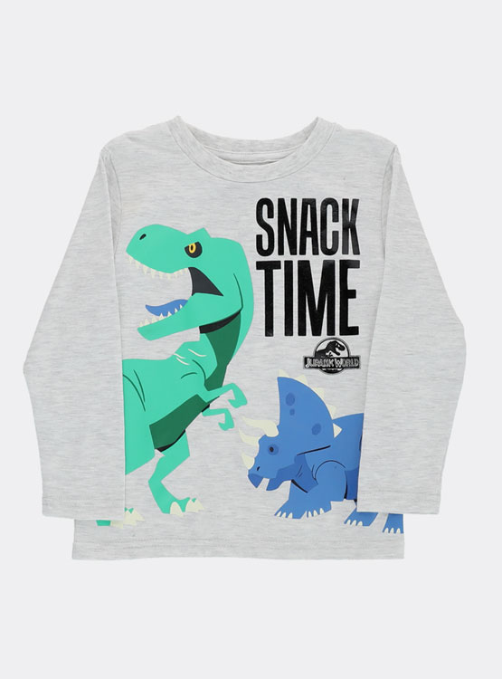 POLERA JURASSIC WORLD MANGA LARGA - 1