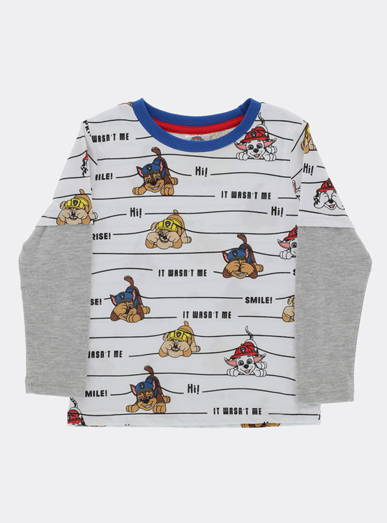 POLERA PAW PATROL DOBLE MANGA - 1