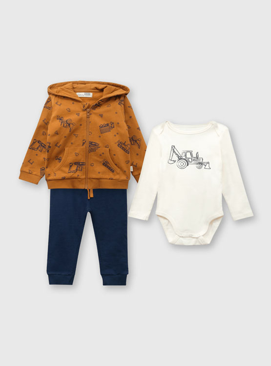 3 PACK CONJUNTO ALGODÓN NIÑO COLLOKY X3 SET - 1