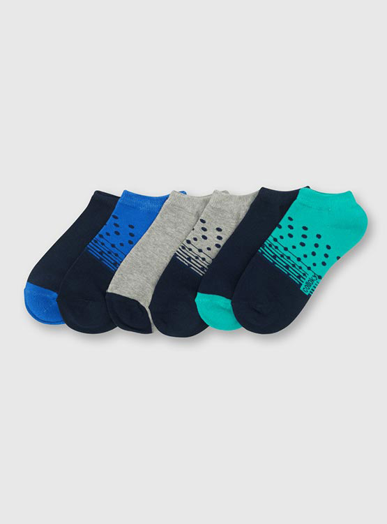 PACK X6 CALCETINES NIÑO CORTO COLLOKY
